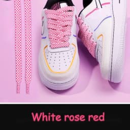 Flat Shoelace Women's Ins Small White Shoes Contrast Color Matching Laces Rope Flat Personality AF1 Men's Sports 100/120/140CM