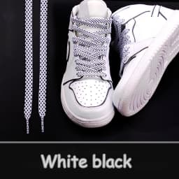 Flat Shoelace Women's Ins Small White Shoes Contrast Color Matching Laces Rope Flat Personality AF1 Men's Sports 100/120/140CM