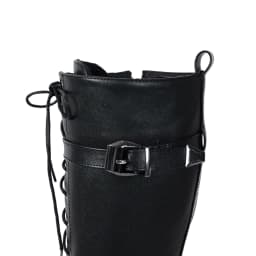 Super High Platform Punk Style Boots Cross Strap Metal Belt Buckle High Thick Heel Street Trendy Women's Knee-High Boots