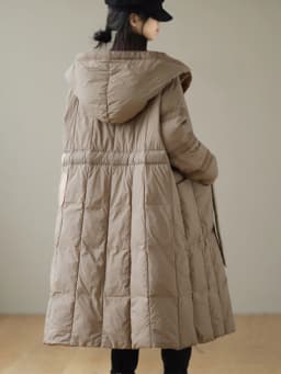 AmaxluluE Womens Hooded Design Solid Duck Down Jacket 2025 Winter Korean Style Warm Loose Casual Long Coat Vintage Padded Parkas
