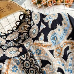 Spring Autumn Women's Dress Vintage Long Sleeve Print Floral High Waist Boho Party Maxi Vestidos Elegant Luxury Long Dresses