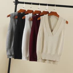 Women's Vest Cropped Sweater Clothing Preppy Style Tops Sweaters Blouse Pullover Warm Korean Padded Woman Female Sleeveless