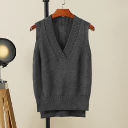 Women's Vest Cropped Sweater Clothing Preppy Style Tops Sweaters Blouse Pullover Warm Korean Padded Woman Female Sleeveless