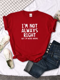 Women's T-Shirt Cool Interesting Letters Printed Tees Female Summer Oversized Tshirt Woman Round Neck Casual Tshirt Tops