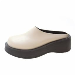 Women's Summer Half Slippers Fashion Sofe Leather Shoes Ladies Wedges Mules BaoTou No Heel Woman Thick Sole Japanese Style Shoes