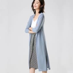 2025Women Spring Summer Sun Protection Clothing Long Cardigan Female Knitted Sweater Women Ice shreds Coat Ladies Shawl