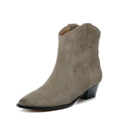 Winter New Classic Chelsea Boots Vintage Leather Pointed Heel Ankle Boots Stylish High Top Casual Comfort Cowboy Boots Ladies