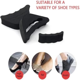 Unisex Soft Sponge Toe Plug Insoles Half Size Shoe Inserts Adjustable Toe Filler Pads for Comfort Foot Protection