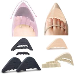 Unisex Soft Sponge Toe Plug Insoles Half Size Shoe Inserts Adjustable Toe Filler Pads for Comfort Foot Protection