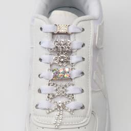 Large Glitter Shoelaces Buckle Metal Buckle Shoelace Accessories Metal Lace Lock DIY Sneaker Shoe Decorations 2pcs / Pair