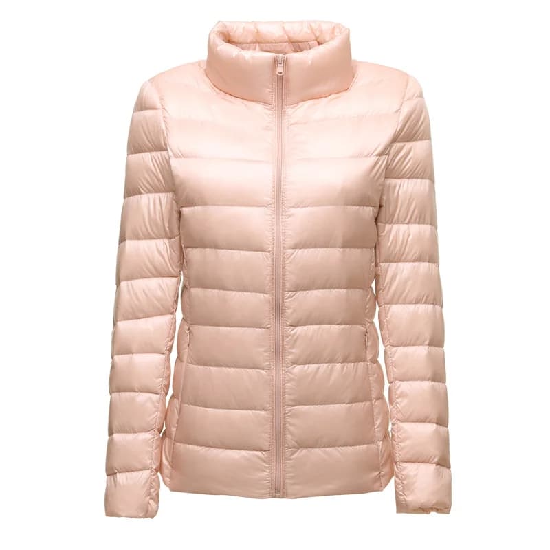8XL Women White Duck Down Coats 4XL 5XL Female Ultra Light Duck Down Jackets Autumn Winter Warm Stand Collar Hiking Coat Outwear