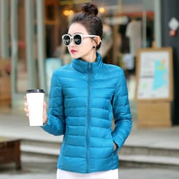 8XL Women White Duck Down Coats 4XL 5XL Female Ultra Light Duck Down Jackets Autumn Winter Warm Stand Collar Hiking Coat Outwear