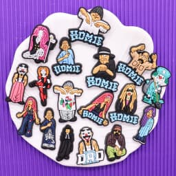 1-17PCS Homies Series Charms PVC Shoes Decorations for Clogs Sandals Bracelet Wristband Accessories Men Women Party Gifts