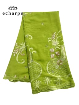 2024 New Dubai Scarf For Muslim Women African Cotton Hijab Islam Hijab Pashmina Turban Headscarf Embroidery Shawls