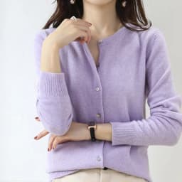 Knitted Cardigan Women's Sweater Autumn And Winter 2022 New Solid Color Coat Round Neck Short Long  Sleeve Loose  Korean Fashion