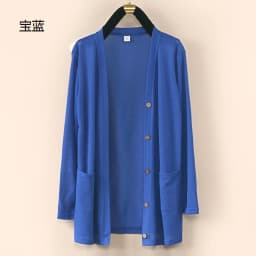 UHYTGF Fashion Women Coat 2022 New Knitted Shawl Cardigan Female Spring Summer Jacket Long-Sleeved Loose Size Thin Tops 5XL 1755