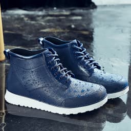 New Lover Lace-up Rain Boots Men Outdoor Non-slip Waterproof Work Water Boots Fashion Couple Ankle Platform Rainboots Size 36-45