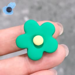 Single Sale Resin Sunflowers Charms Garden Shoe Accessories 3D Shoes Decoration Fit Holes Wristbands Kid‘s Girl's Gift