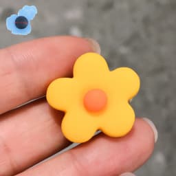Single Sale Resin Sunflowers Charms Garden Shoe Accessories 3D Shoes Decoration Fit Holes Wristbands Kid‘s Girl's Gift