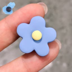 Single Sale Resin Sunflowers Charms Garden Shoe Accessories 3D Shoes Decoration Fit Holes Wristbands Kid‘s Girl's Gift