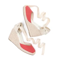 Womens Wedges Espadrille Summer Shoes Roun Red For Women 2022 Offer Rushed 7-9cm Sandals Sandalias Mujer Up Wedge Ankle Strap