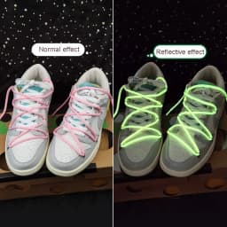 Round Luminous Fluorescent Shoelaces Glow In The Dark Night Color Shoelace Sports Canvas Shoe Lace Adult children Shoe Laces New