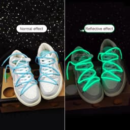 Round Luminous Fluorescent Shoelaces Glow In The Dark Night Color Shoelace Sports Canvas Shoe Lace Adult children Shoe Laces New