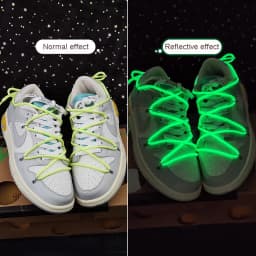Round Luminous Fluorescent Shoelaces Glow In The Dark Night Color Shoelace Sports Canvas Shoe Lace Adult children Shoe Laces New