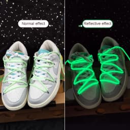 Round Luminous Fluorescent Shoelaces Glow In The Dark Night Color Shoelace Sports Canvas Shoe Lace Adult children Shoe Laces New
