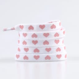 New Flat Love Heart Shoelaces for Women's Men's Sneakers Suitable for High Canvas Shoe Laces Sport Shoelace for Shoes