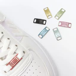 Colorful Rhinestone Buckle Laces Shoe Decoration Jeweled Sneakers Shoe Charms DIY Shoelaces Buckles Shoes Accesories 2pcs