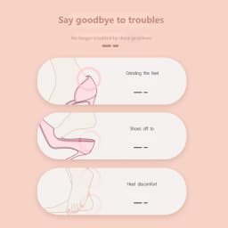 T-shape Heel Sticker High Heel Half Pad Shoes Big Change Small Size Insole Anti-heel Anti-wear Summer Sandals Women Shoe Cushion