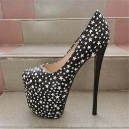 SDTRFT Cosplay Platforms Stilettos 22cm Ultra Thin High Heels Sexy Ladies Party Pumps Shallow Mouth Catwalk Shows Women's Shoes
