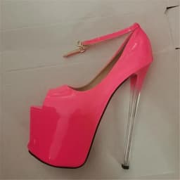 SDTRFT Cosplay Platforms Stilettos 22cm Ultra Thin High Heels Sexy Ladies Party Pumps Shallow Mouth Catwalk Shows Women's Shoes