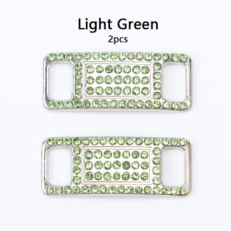 2Pcs Colorful Rhinestone Laces Shoe Decoration Jeweled Sneaker Shoe Charms Girl Gift DIY Shoelaces Buckles Shoes Accesories
