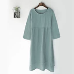 100% Cotton Gauze Elegant Dresses For Women Casual Loose Long Sleeve Asymmetrical Spring Autumn Basic Female Dresses Vestidos