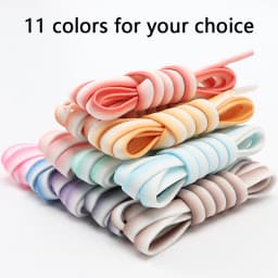 1 Pair Elastic Shoelaces for Sneakers Flat Shoe Laces for Sports Color Gradient Tennis Shoelace Rubber Bands Shoestrings