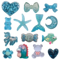 1-16Pcs Frog Animals Stars Heart Children Resin Sandals Shoes Accessories Fit Buckle Clog Party Present