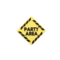 1-16pcs PVC Shoe Charms Yellow Car Slogan Red STOP Accessories Shoes Button Decoration Fit Boys Girls Party Present