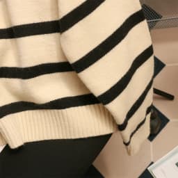 Women Sweater Oversize Zipper Knitted Pullover Long Sleeve Stripe Loose Ladies Sweaters Autumn Winter Women's Turtleneck