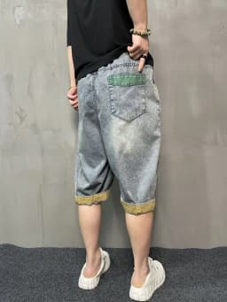 Amax LuluE 2025 Streetwear Womens Summer Fashion Loose Ripped Jeans Ladies Casual Vintage Luxury Denim Pants Punk Harem Trousers