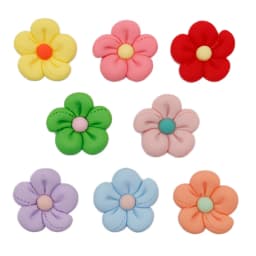 Weiou Lace Pretty Accessories Silicone Shoelace Flowers Female Lovely Boot Canvas Shoe Decorative Objects 5Pcs/set Randomly Ship