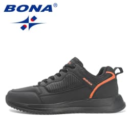 BONA New Shoes Men Outdoor Walking Shoes Man Casual Lightweight Sneakers Leisure Footwear soft and comfortable Casual Sho