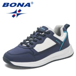 BONA New Shoes Men Outdoor Walking Shoes Man Casual Lightweight Sneakers Leisure Footwear soft and comfortable Casual Sho