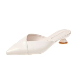 Pointed Slippers Women High Heels New Summer Shoes Fashion Luxury Square Heel Slides Slip Loafers Mules Black Female Party Shoes