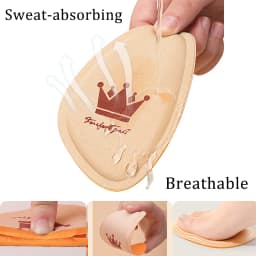 4pcs Women Forefoot Pad High Heels Non-slip Pain Relief Insert Half Insoles Round Toe Cushion Foot Care Sole Shoe Pads Insoles