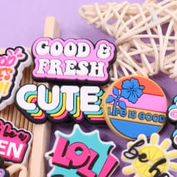 1-16PCS Yeet or Be Yeeted Lucky Children Shoes Charms Accessories Good Fresh Hero Buckle Clog Sandal Decorations