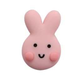 Single Sale 1-15pcs Shoe Charms Pink Cute Rabbit Chicken Accessories Resin Shoes Decoration DIY Fit Wristbands Kids X-mas Gift
