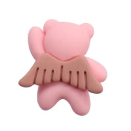 Single Sale 1-15pcs Shoe Charms Pink Cute Rabbit Chicken Accessories Resin Shoes Decoration DIY Fit Wristbands Kids X-mas Gift