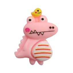 Single Sale 1-15pcs Shoe Charms Pink Cute Rabbit Chicken Accessories Resin Shoes Decoration DIY Fit Wristbands Kids X-mas Gift